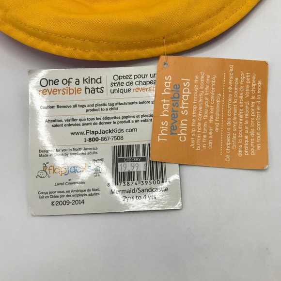 FlapJackKids Reversible Sun Ha -Mermaid/Sandcastle - Picture 5 of 6